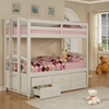 Mabel Girl's Twin/Twin Bunk Bed - KBL-270-037