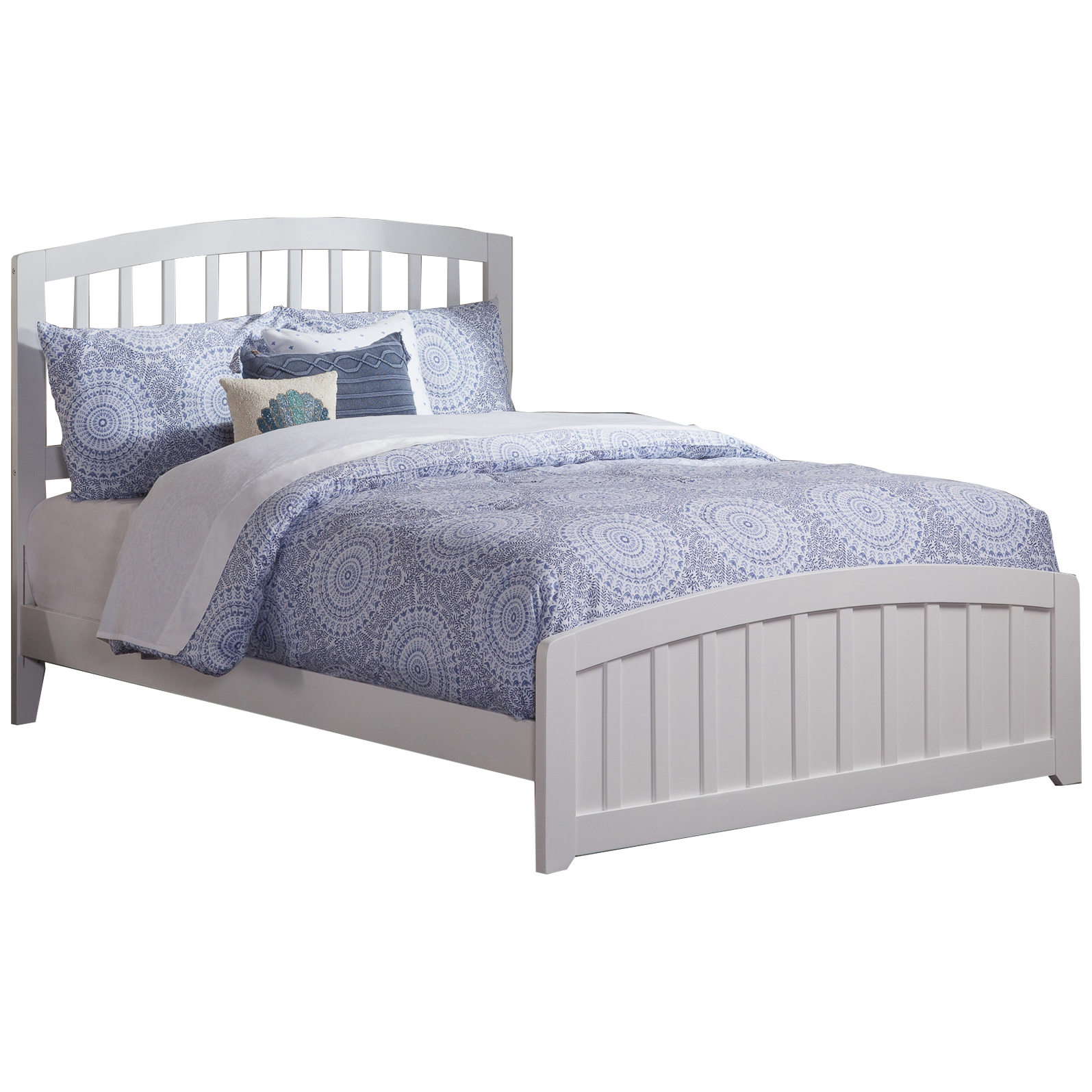 Richmond Traditional Bed with Matching Footboard - White