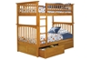 Columbia Twin/Twin Bunk Bed - Caramel Latte AB55107 - AB55107