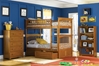 Columbia Twin/Twin Bunk Bed - Caramel Latte AB55107 - AB55107