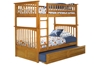 Columbia Twin/Twin Bunk Bed - Caramel Latte AB55107 - AB55107