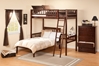 Mission Twin Loft Bed - Antique Walnut AB62004 - AB62004