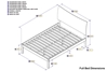 Soho Platform Bed - Open Footrails - AR9121007